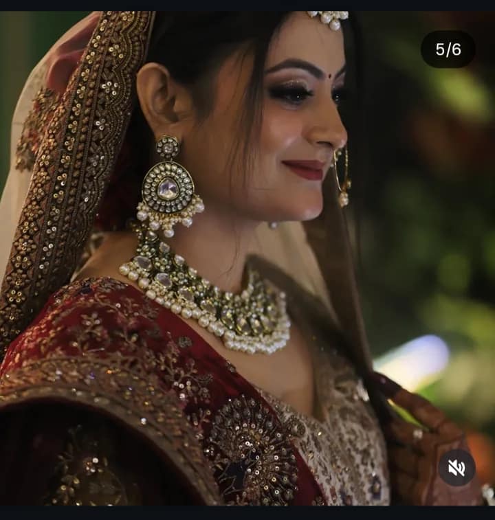 Bridal hair styling